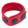 The Red Cockring en cuir Cocky Rouge